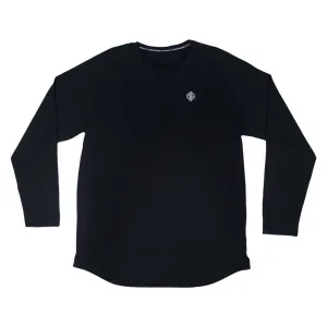 Diamond Tech Youth Long Sleeve - Black/White