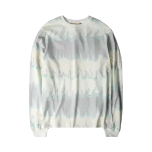 Dime Space Flame Long-Sleeve 'White' Shirt, white