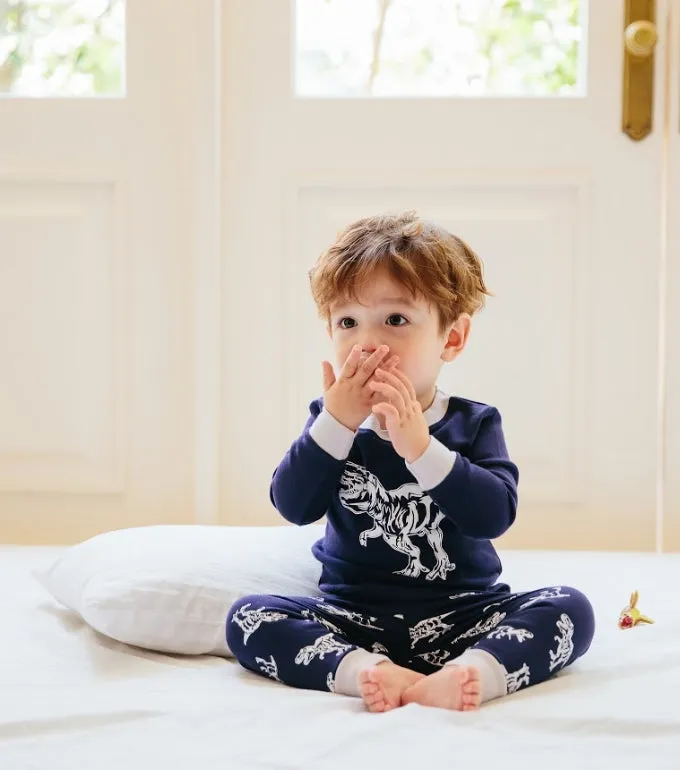 Dino Hunter Navy Long Sleeve Pajama