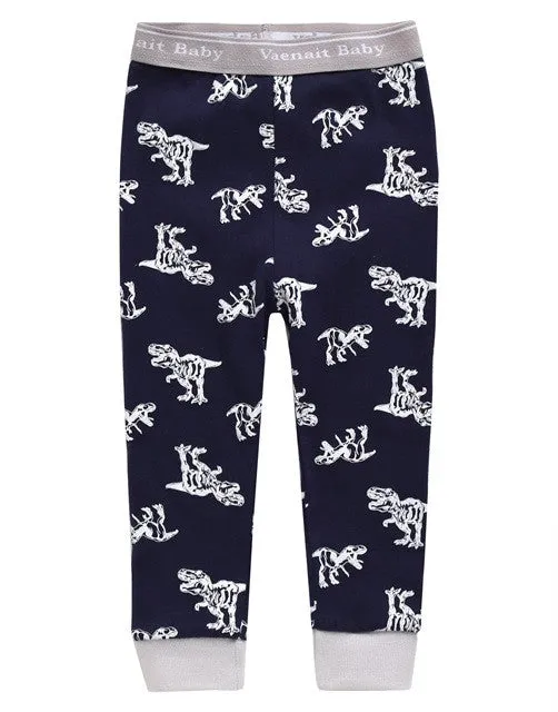 Dino Hunter Navy Long Sleeve Pajama