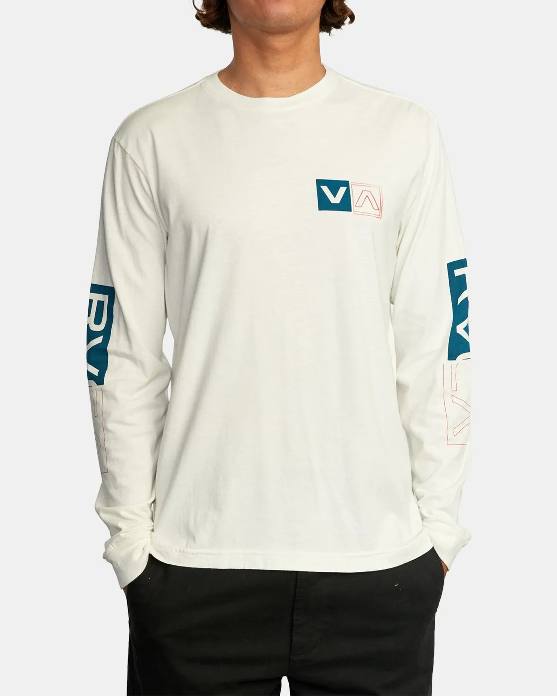 Divides Long Sleeve Tee - Antique White