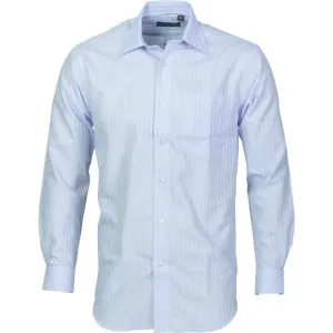 Dnc Workwear Men’s Tonal Stripe Long Sleeve Shirt - 4156