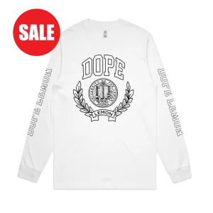 Dope University / White Longsleeve T-shirt