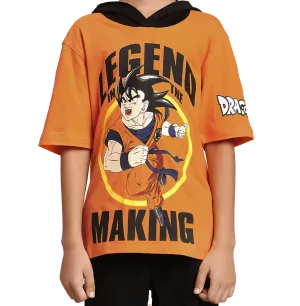 Dragon Ball 142 Flame Orange Kids T Shirt