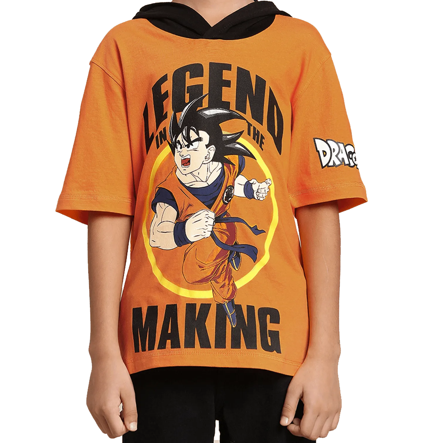 Dragon Ball 142 Flame Orange Kids T Shirt