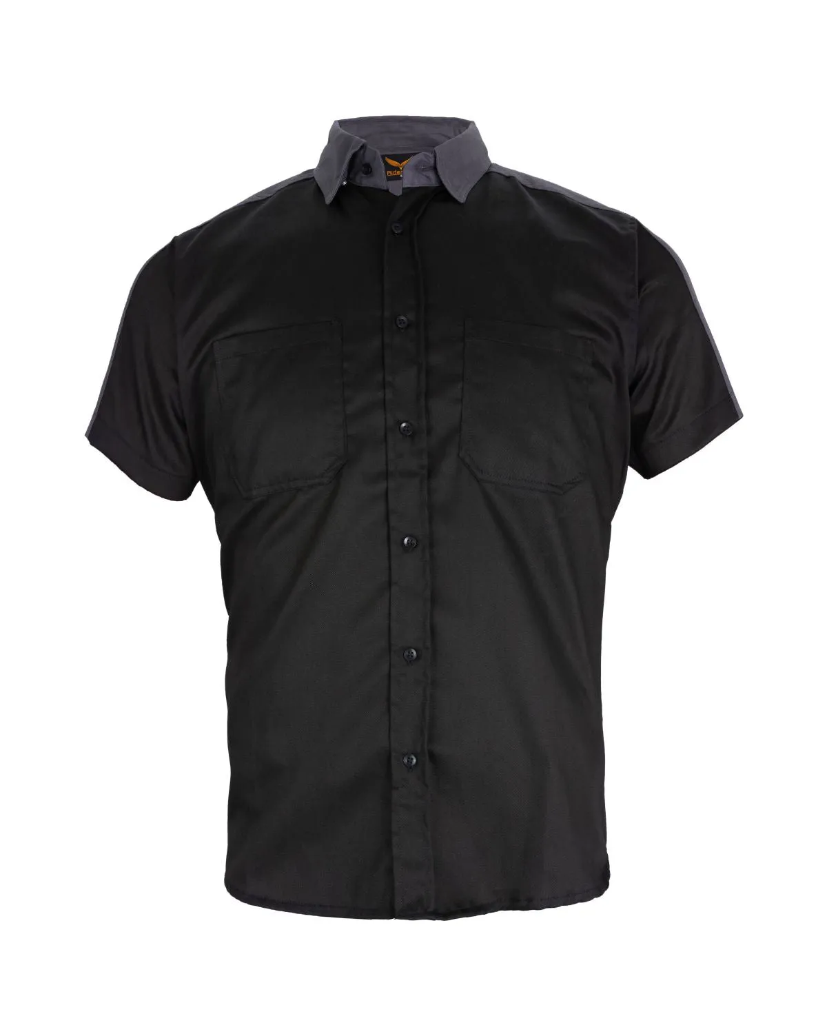 Dream Apparel Mechanic Shirt with Reflector on Back Straight Bottom Grey/Black