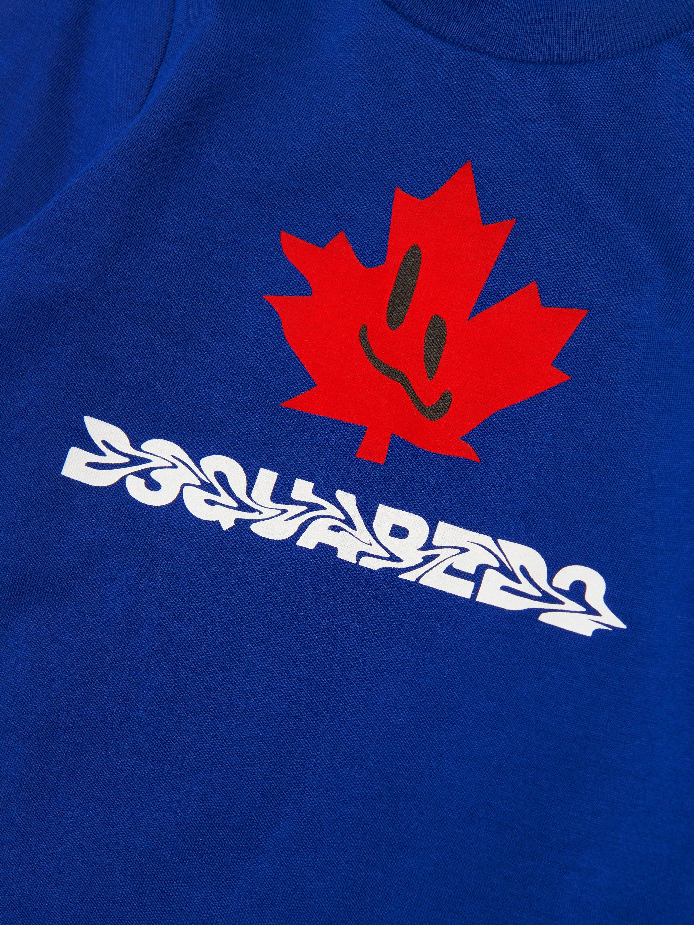 Dsquared2 Baby Long Sleeve Maple Leaf T-Shirt