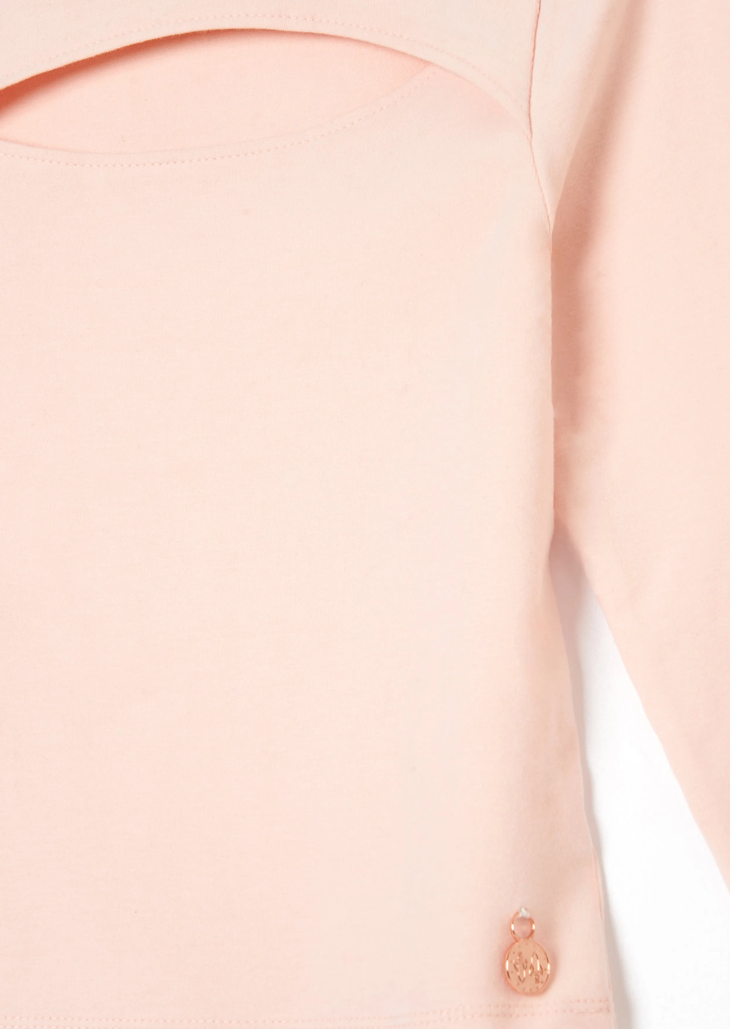 Elle Pink Long Sleeve Layered T