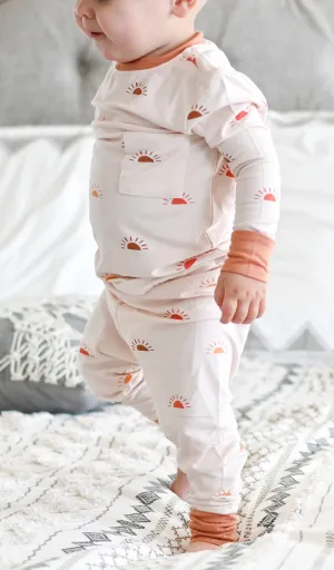 Emerson Baby 2 Piece Pant PJ - Sunrise