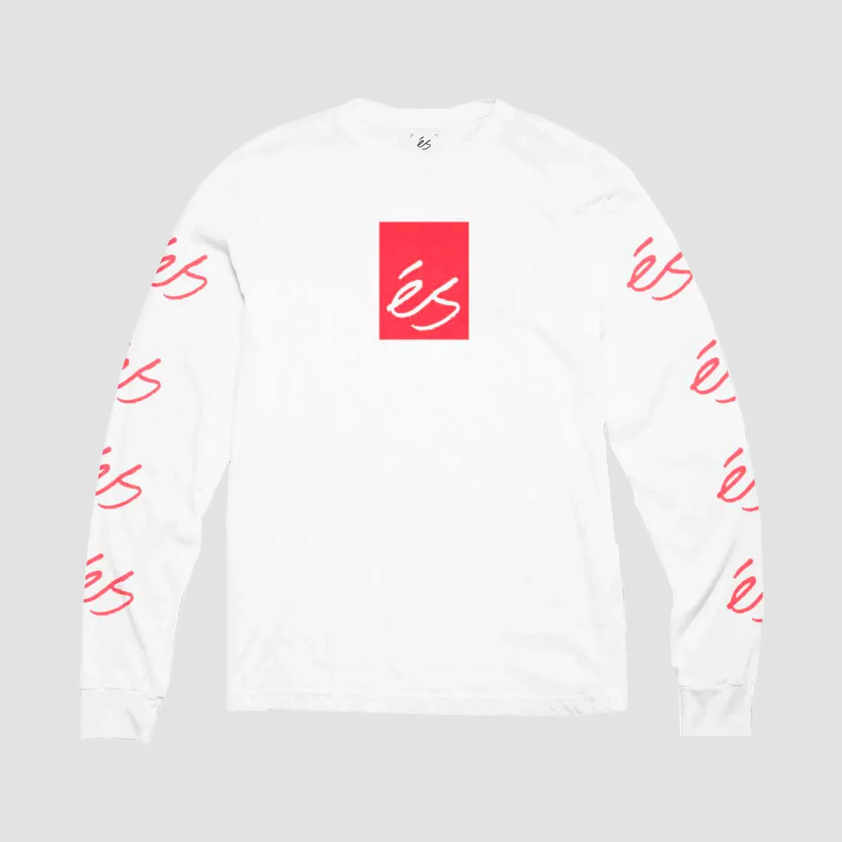 eS Block Longsleeve T-Shirt White