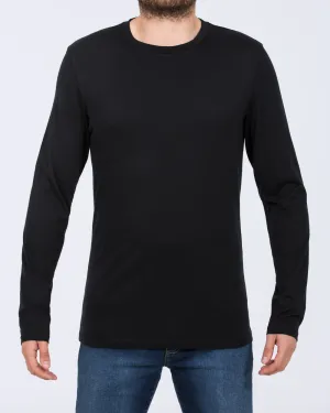 Essentalls Long Sleeve Tall T-Shirt (black)