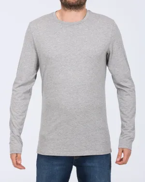 Essentalls Long Sleeve Tall T-Shirt (light grey)