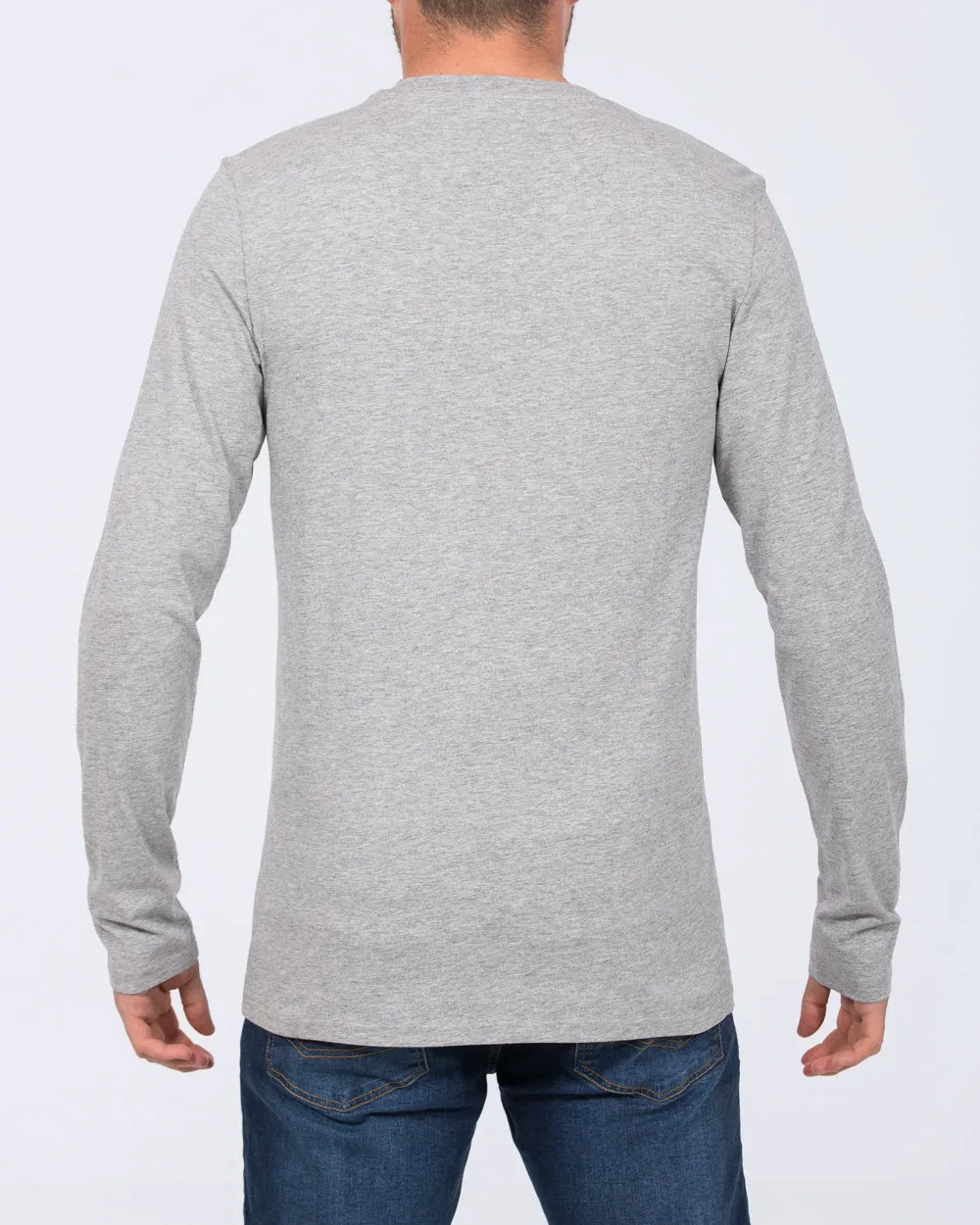 Essentalls Long Sleeve Tall T-Shirt (light grey)