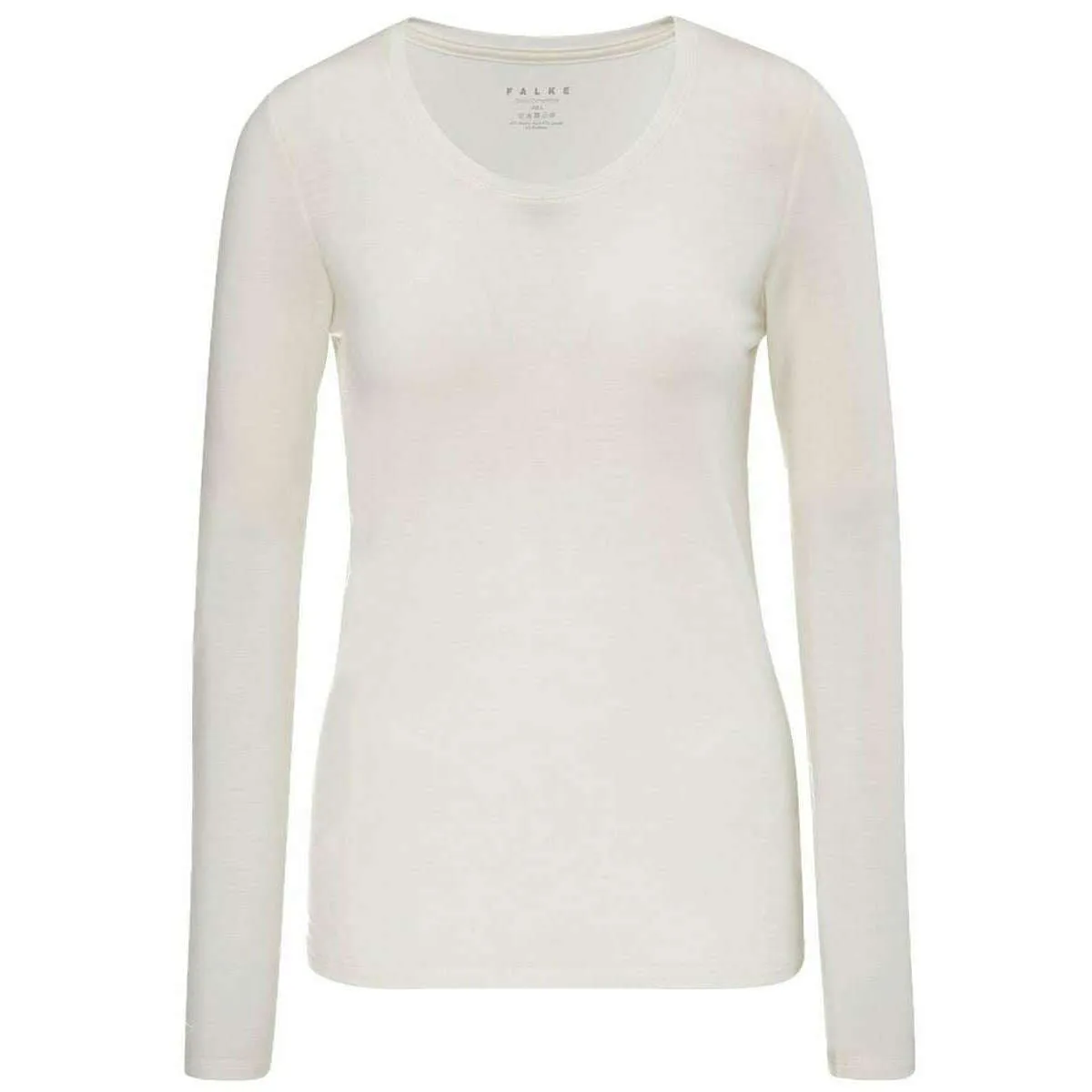 Falke Daily ClimaWool Long Sleeve T-Shirt - Off-White