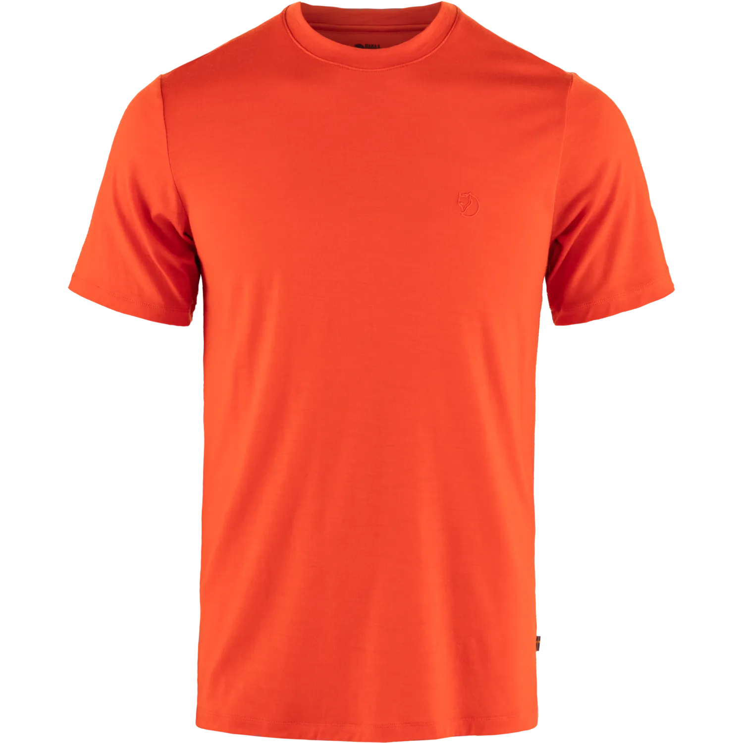 Fjällräven Men&#x27;s Abisko Wool Short Sleeve Flame Orange | Buy Fjällräven Men&#x27;s Abisko Wool Short Sleeve Flame Orange here | Outnorth