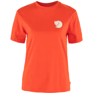 Fjällräven Women&#x27;s Walk With Nature T-Shirt Flame Orange | Buy Fjällräven Women&#x27;s Walk With Nature T-Shirt Flame Orange here | Outnorth