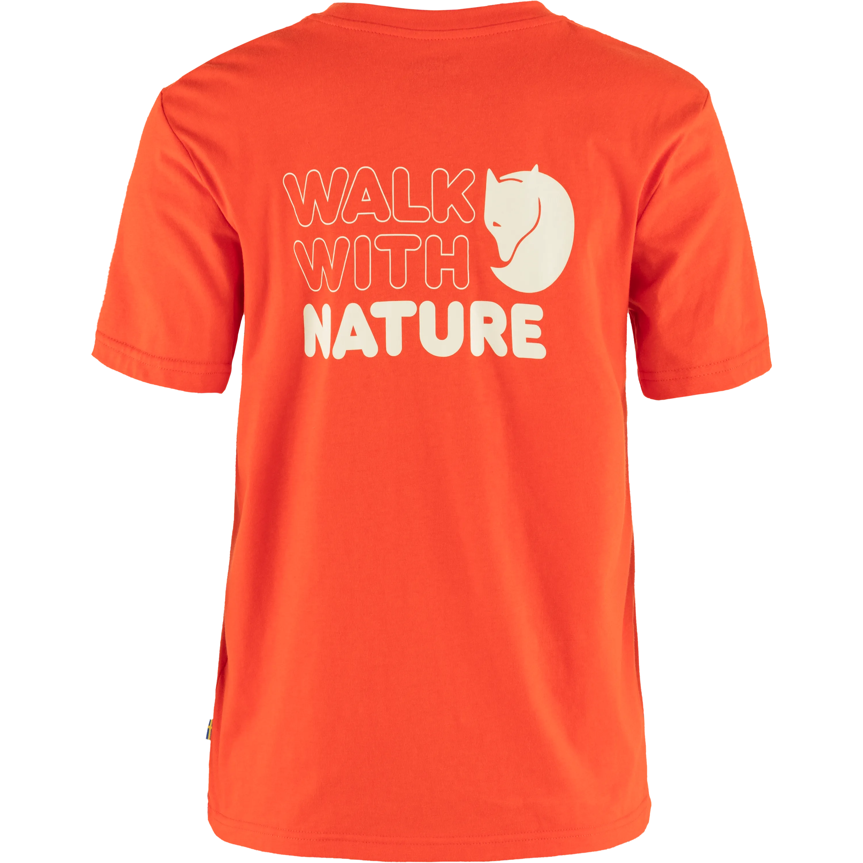 Fjällräven Women&#x27;s Walk With Nature T-Shirt Flame Orange | Buy Fjällräven Women&#x27;s Walk With Nature T-Shirt Flame Orange here | Outnorth