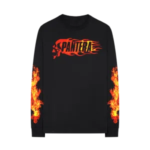 Flame Skull Long Sleeve Tee