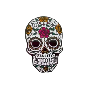 Flowered Skull | Magnetic Hat Pin