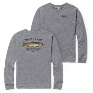 Fly Fish Food Jimmy's Snake River Cutthroat Trout Long Sleeve T-Shirt