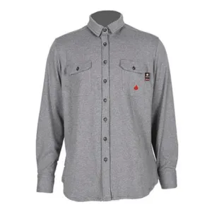 ForgeFR Ladies FR Knit Shirt Heather Grey