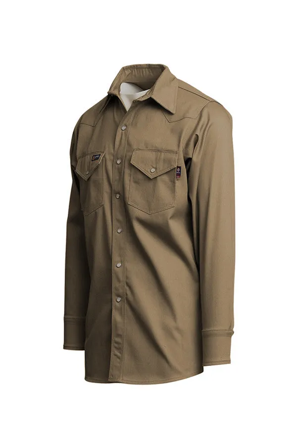 FR Western Shirt | 7oz. 100% Cotton | Khaki