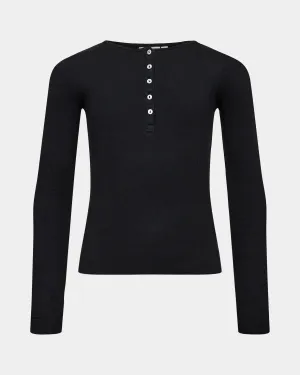 FRIJASY T-SHIRT LONG SLEEVE - Black