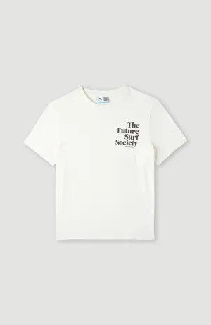 Future Surf Society T-Shirt | Snow White