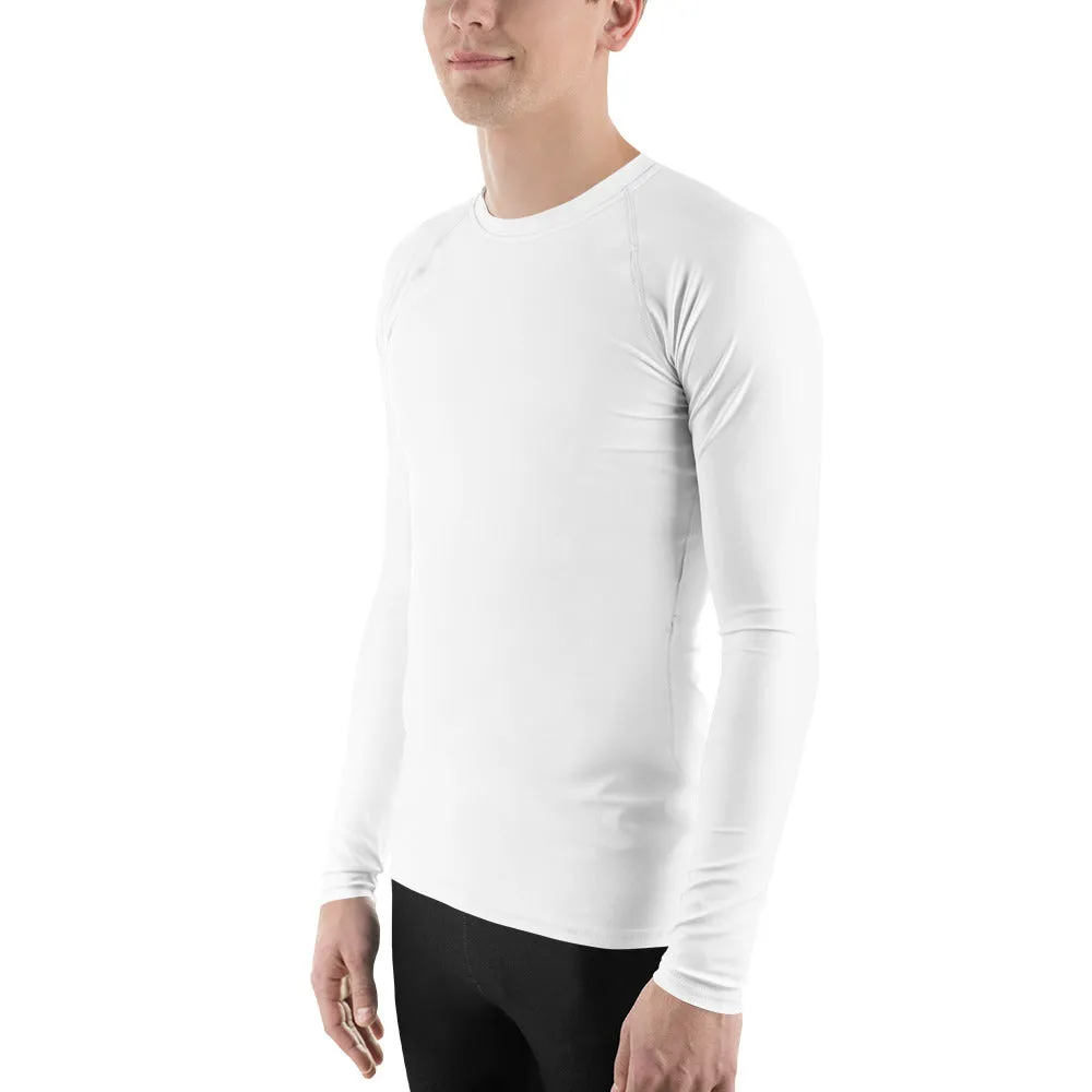 GG - Men's LS T-Shirt with Rash Guard - White