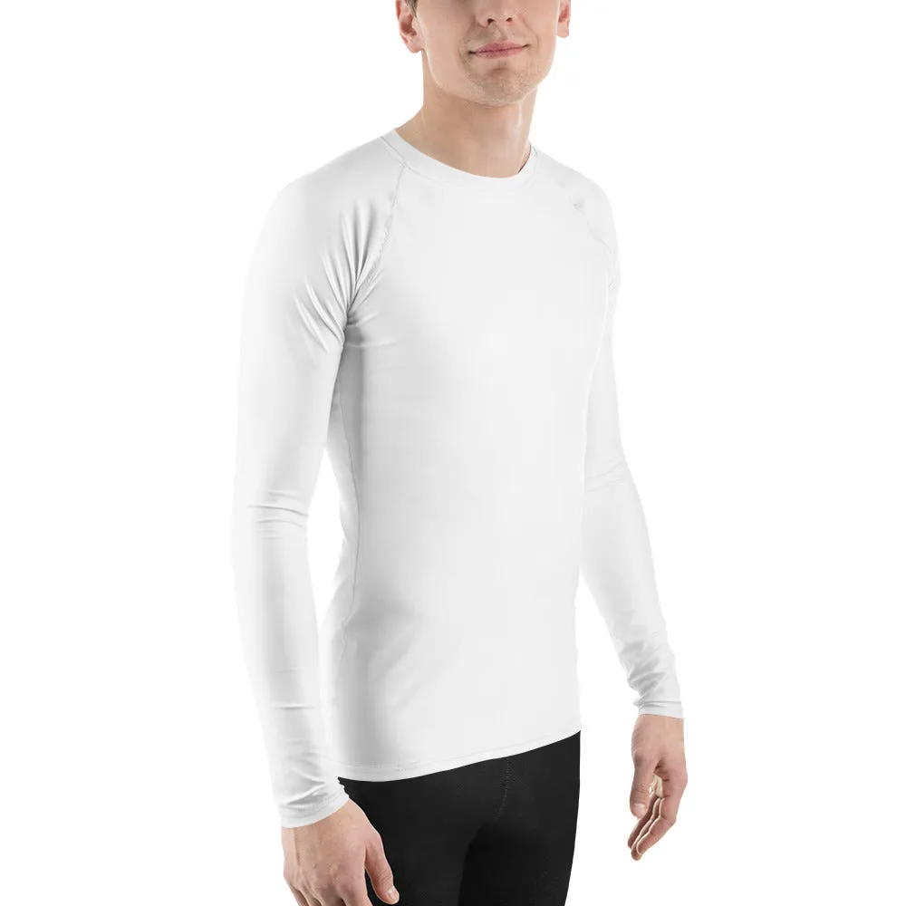 GG - Men's LS T-Shirt with Rash Guard - White