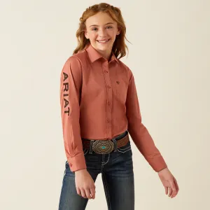 Girl's Ariat Team Kirby Button Down Shirt #10053944