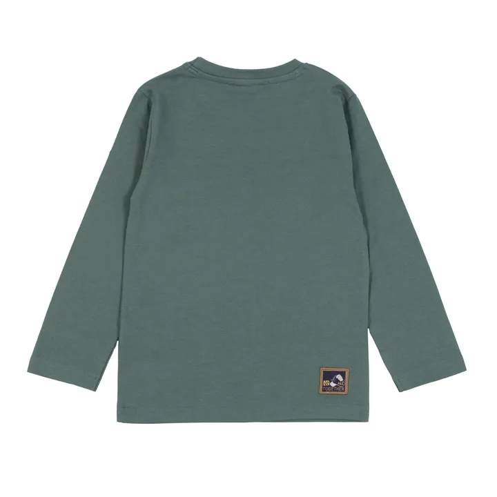 Go Explore Noruk Boys Green Long Sleeve  Tee - Select Size