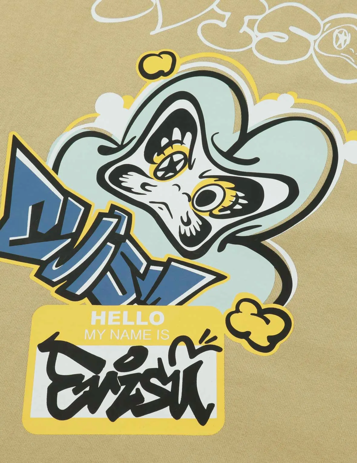 Graffiti Logo Print T-Shirt