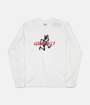 Gramicci Japan Logo Long Sleeve T-Shirt - White