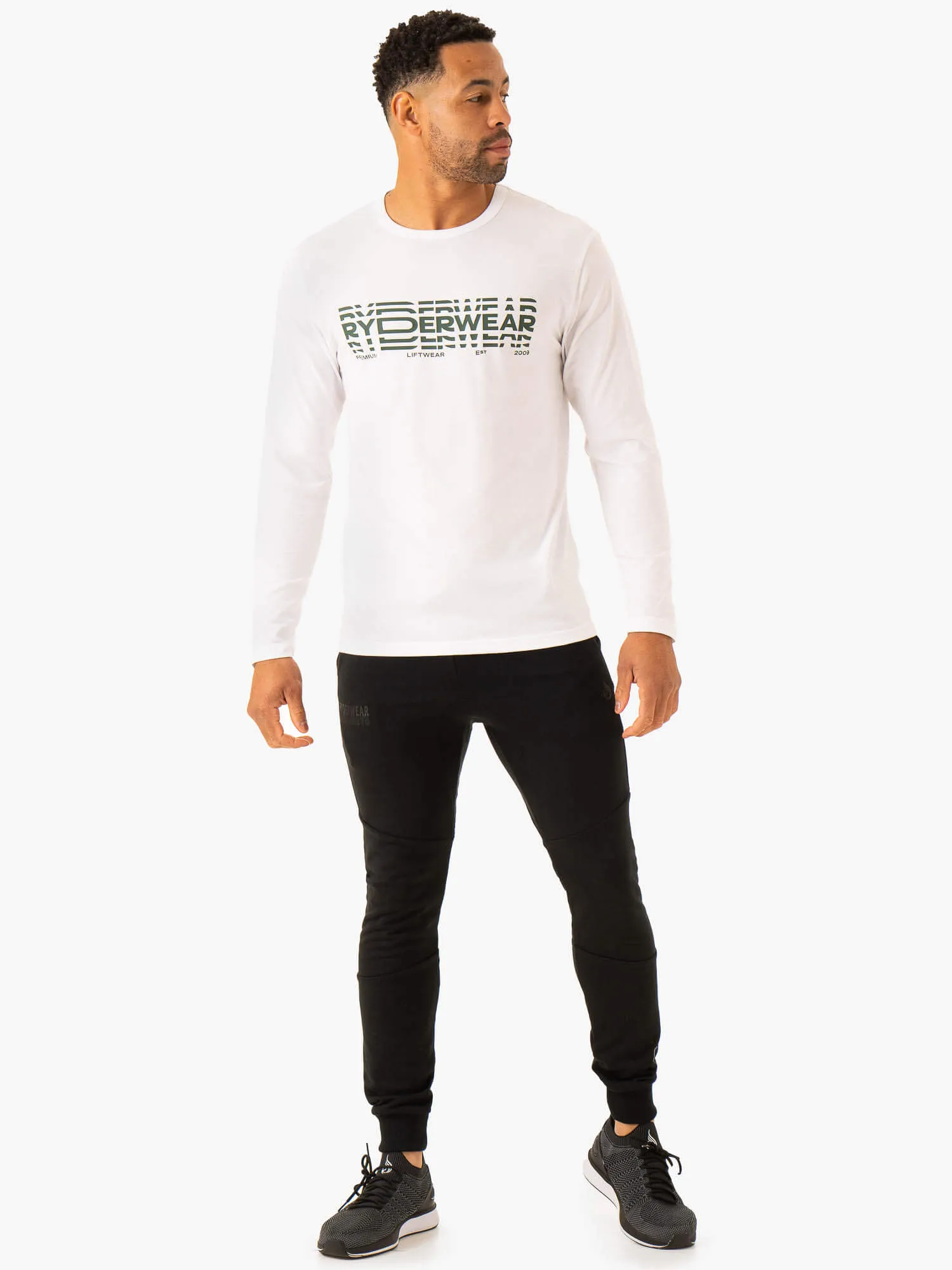 Graphic Long Sleeve T-Shirt - White