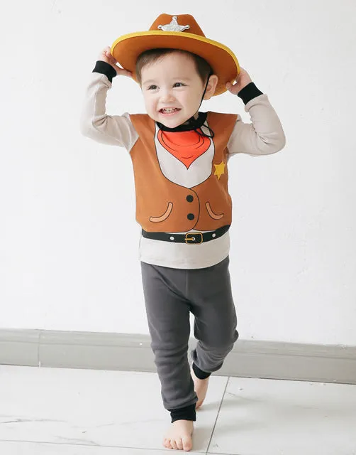 Halloween Cowboy Long Sleeve Pajama