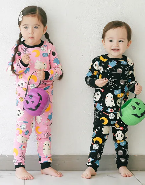 Halloween Night Black Long Sleeve Pajama