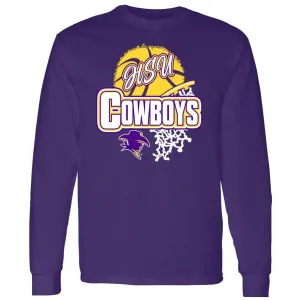 Hardin Simmons University Cowboys - Basketball Long Sleeve T-Shirt