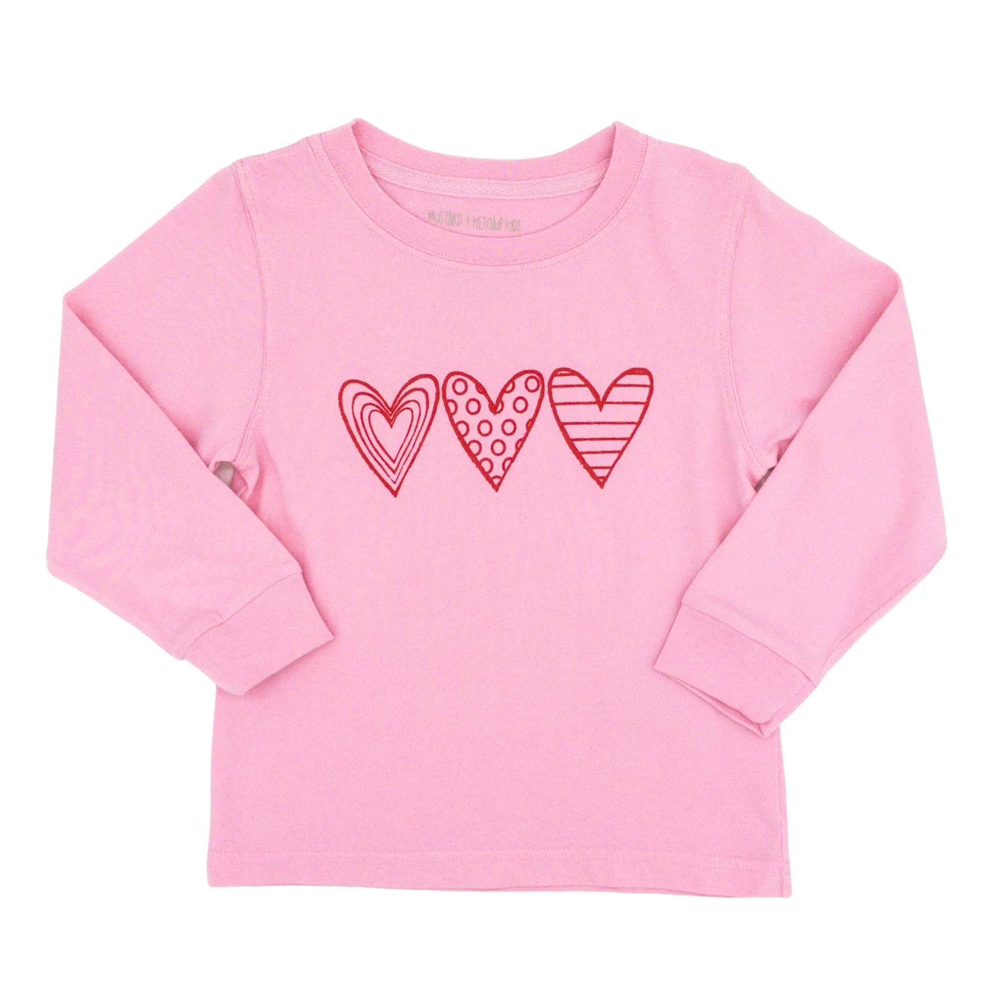 Hearts Trio Long-sleeve T-shirt