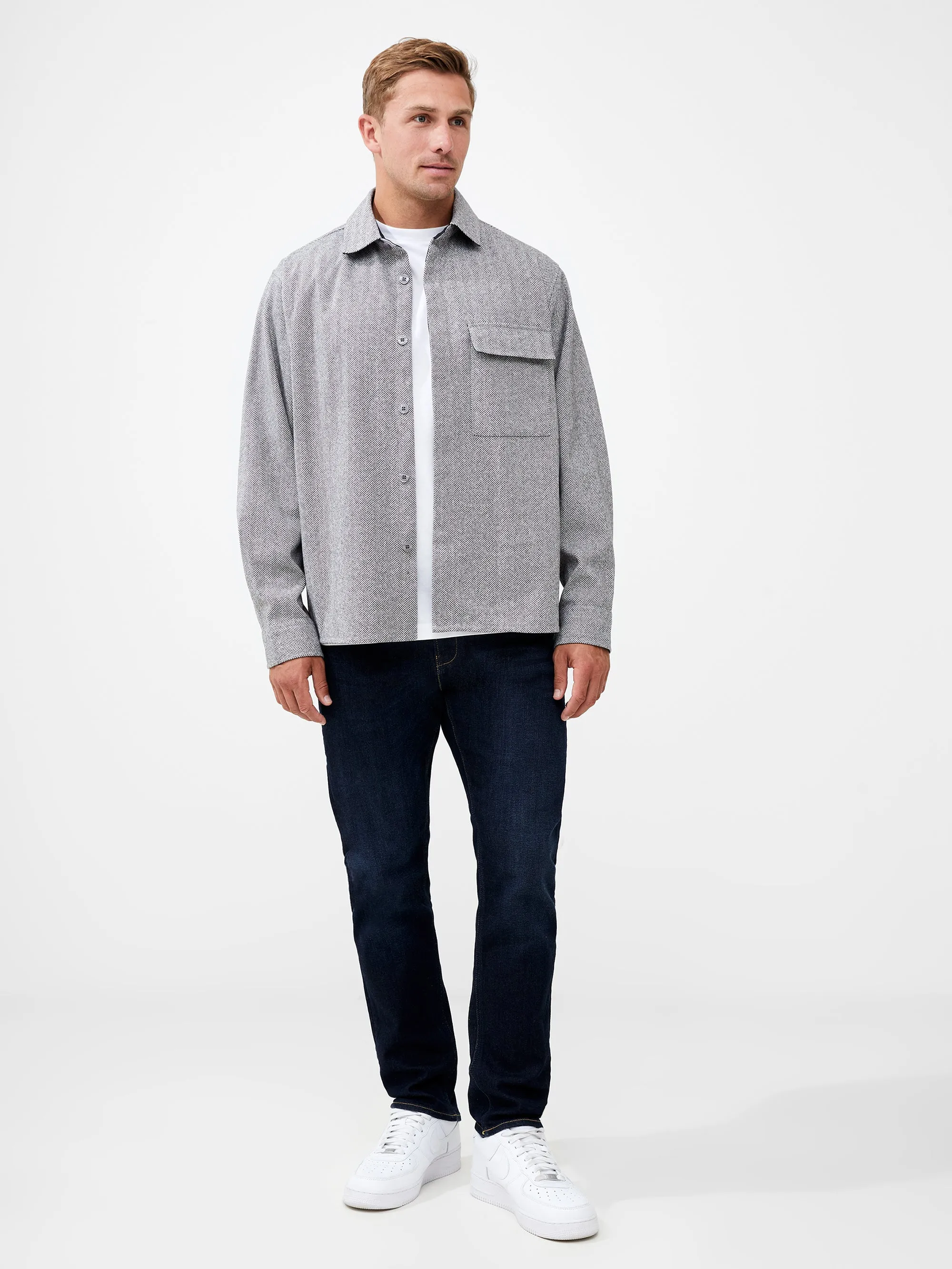 Herringbone Long Sleeve Shirt