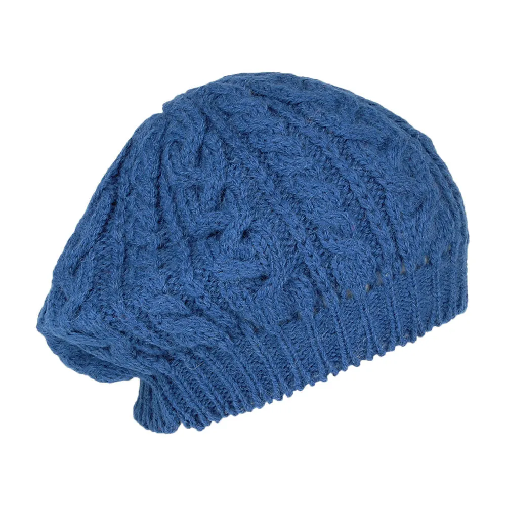 Highland 2000 Alpaca Beret - Blue