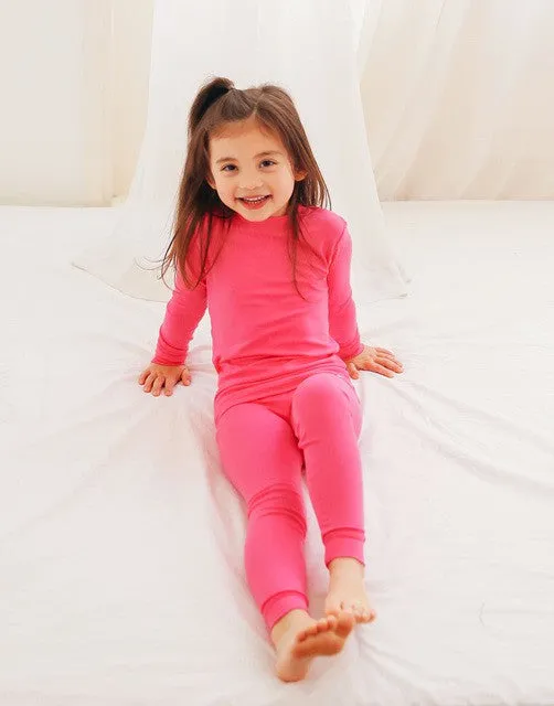 Hot Pink Modal Long Sleeve Pajama