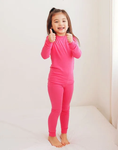 Hot Pink Modal Long Sleeve Pajama