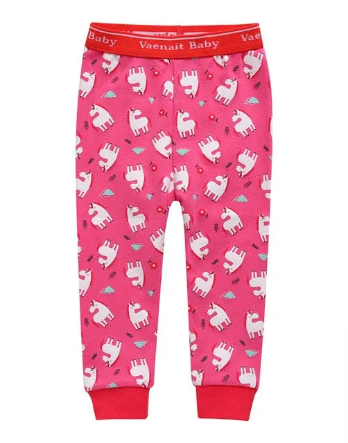 Hotpink Unicorn Long Sleeve Pajama