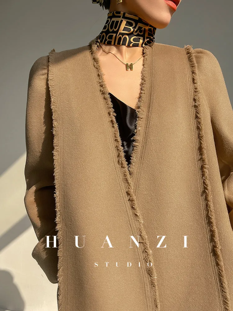 Huanzi handmade double-sided cashmere wool  coat - Mode