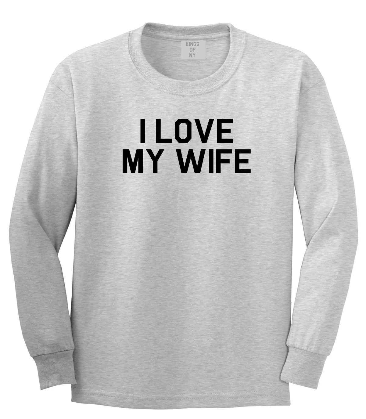 I Love My Wife Gift Mens Long Sleeve T-Shirt