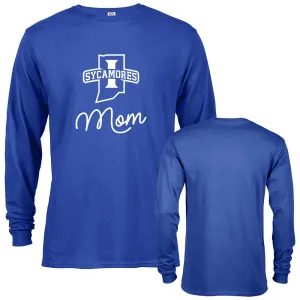 Indiana State University Sycamores Mom Logo Mother Long Sleeve T-Shirt