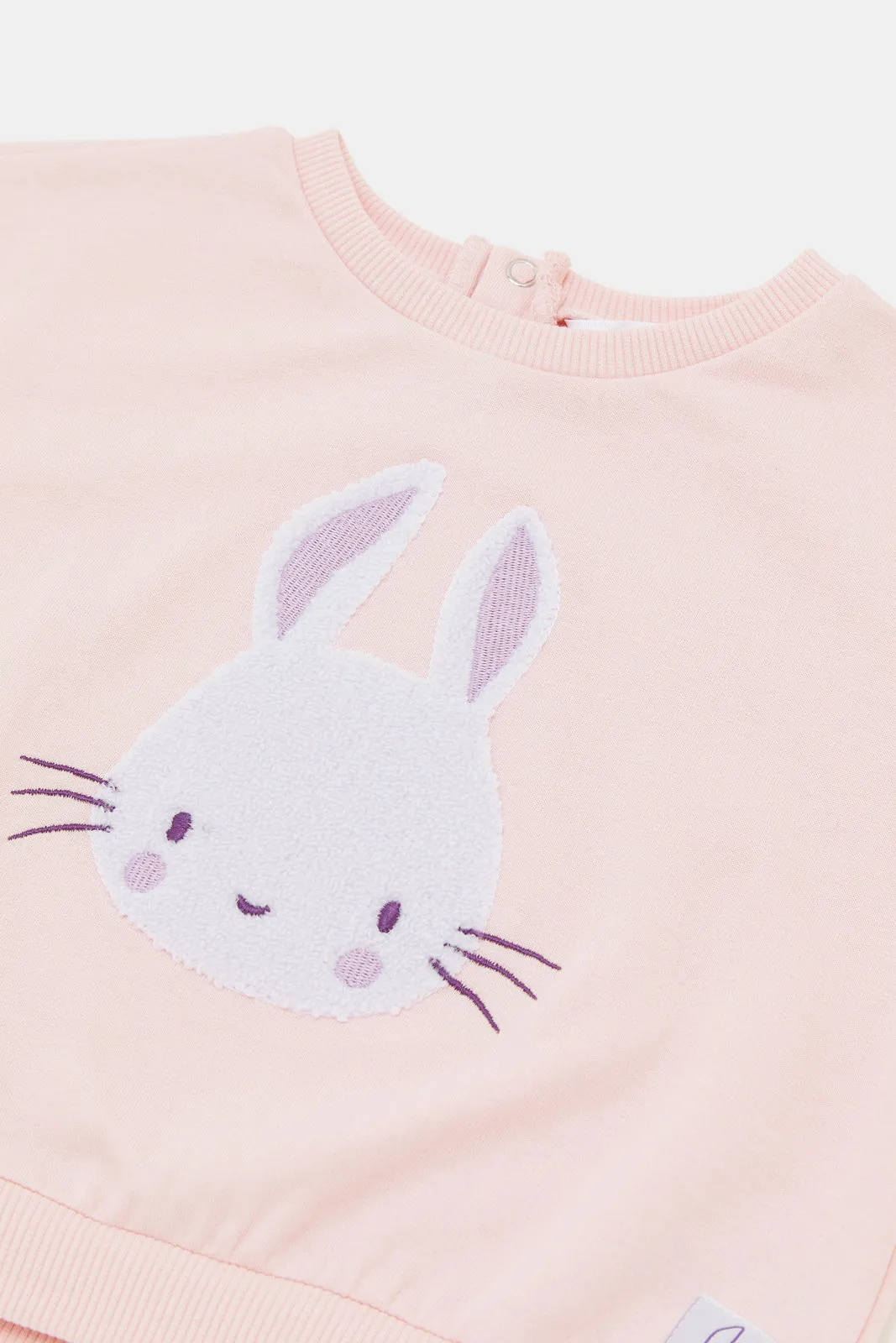 Infant Girls Pink Bunny T-Shirt