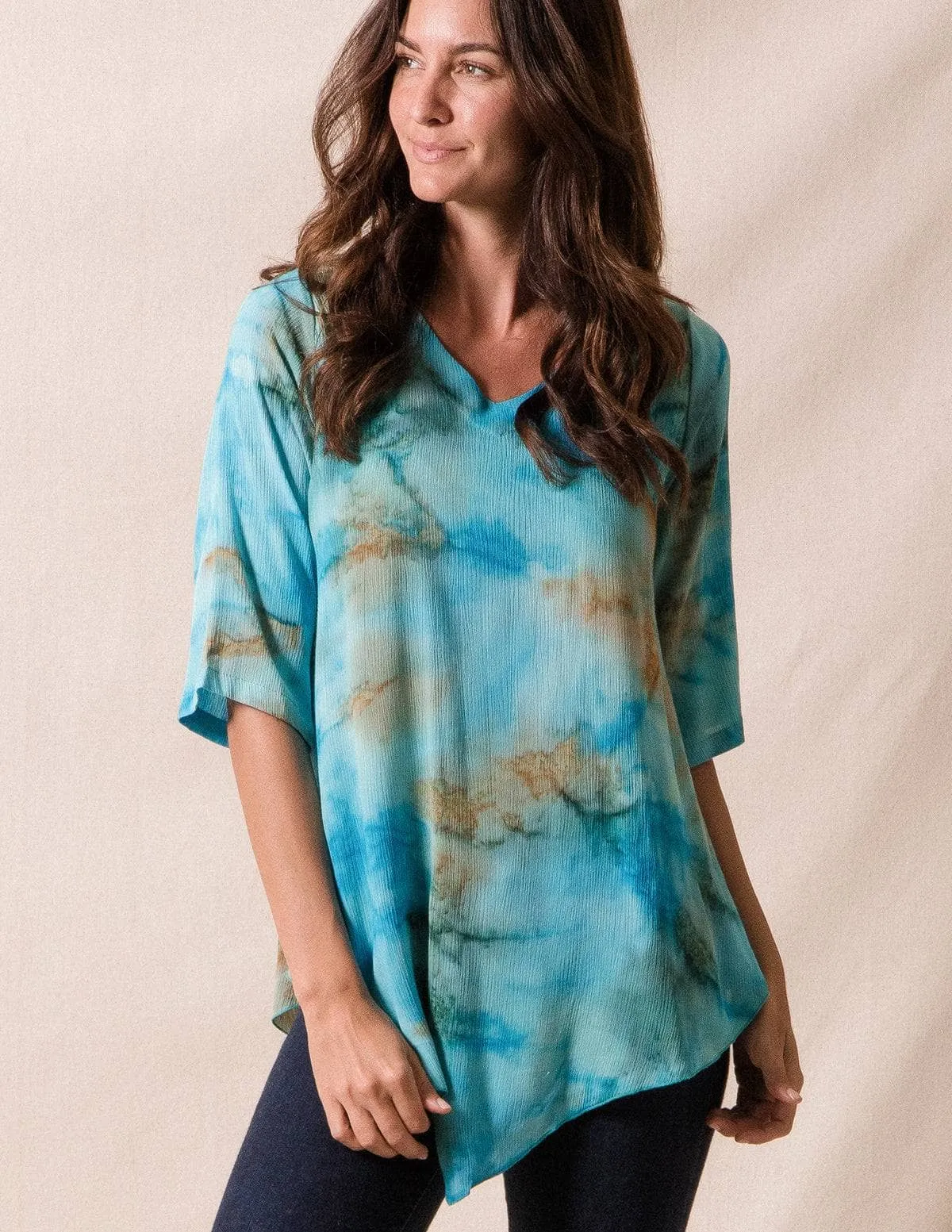 Island Batik Tunic -Multi - Large Only