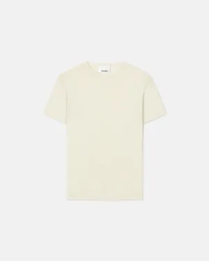 Jenno - Mesh-Jersey T-Shirt - White Wax